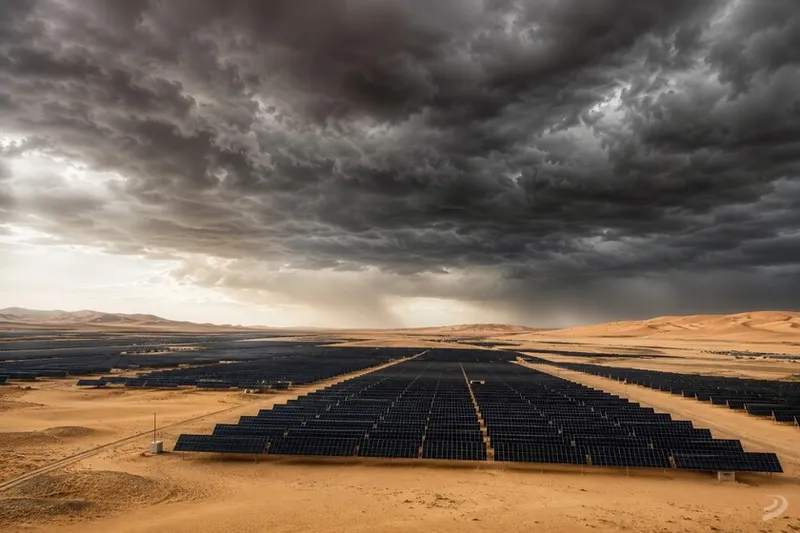 Hace 10.000 años, el Sahara era verde y tenía fauna. Los paneles solares que generan lluvia en el desierto podrían repetirlo