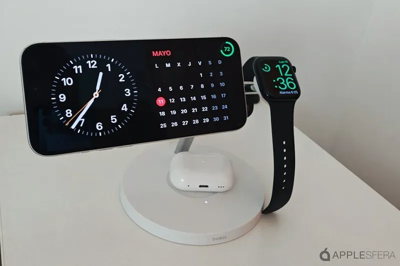 Tras años tentado por el supercargador de Belkin para iPhone, AirPods y Watch. Lo he comprado en oferta y no me arrepiento