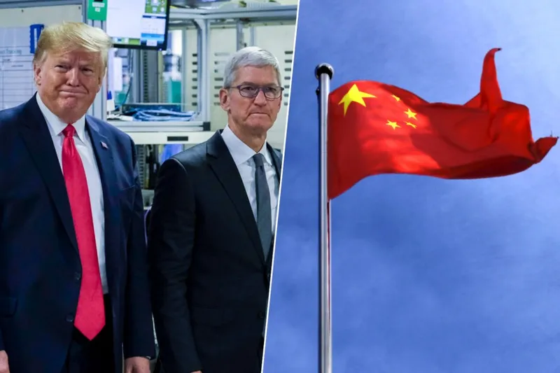 Tim Cook tiene una misión antes de dejar de ser CEO de Apple: acompañar a Donald Trump a China