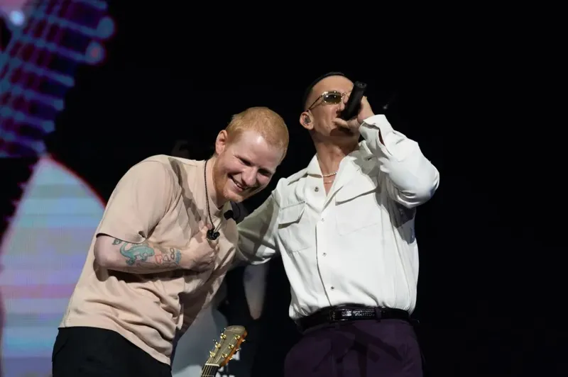 Daddy Yankee es invitado sorpresa de Ed Sheeran en Puerto Rico, y más momentos inspiradores