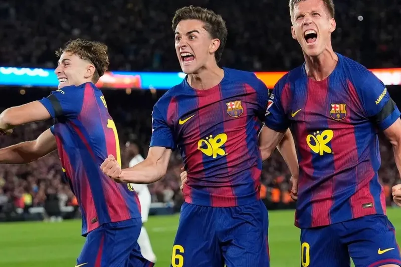 Barcelona gana el Clásico y celebra título de LaLiga