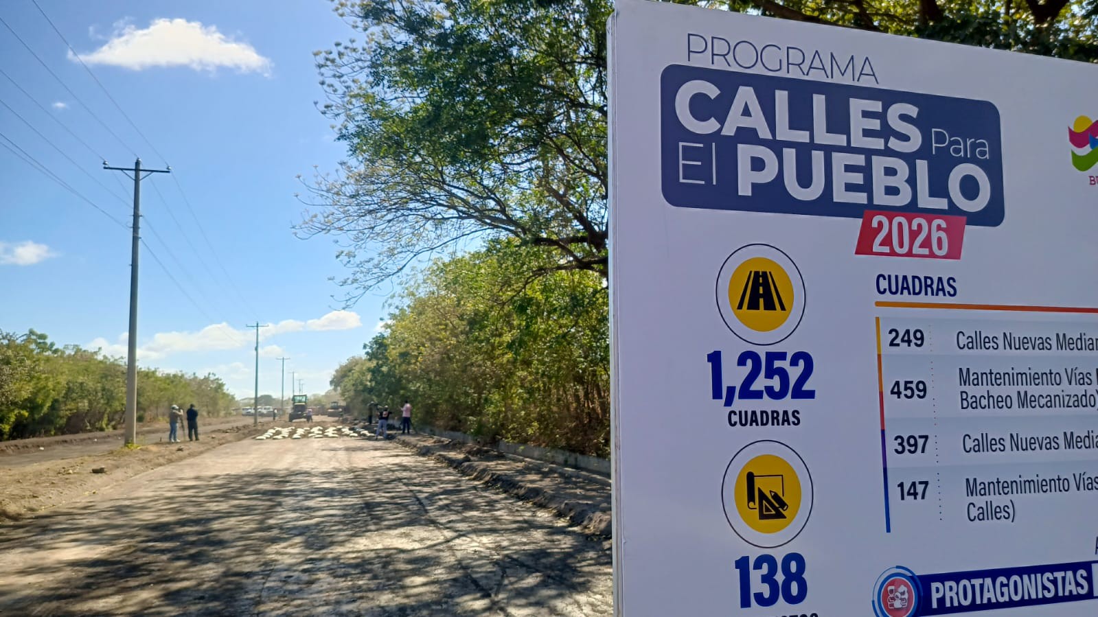 Managua avanza con el 30% del plan anual de mejoramiento de calles