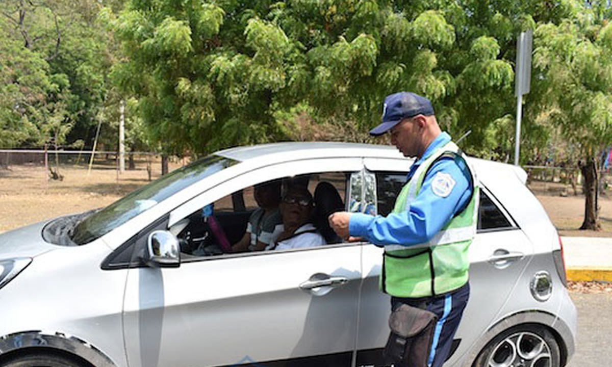 Policía en Nicaragua detiene a 93 conductores ebrios