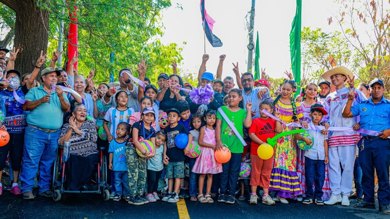 ¡Buenas noticias en Nejapa! Calles asfaltadas mejoran la calidad de vida