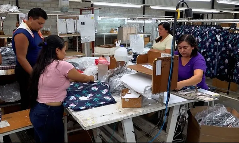 Zona Franca nicaragüense confecciona prendas para almacenes estadounidenses