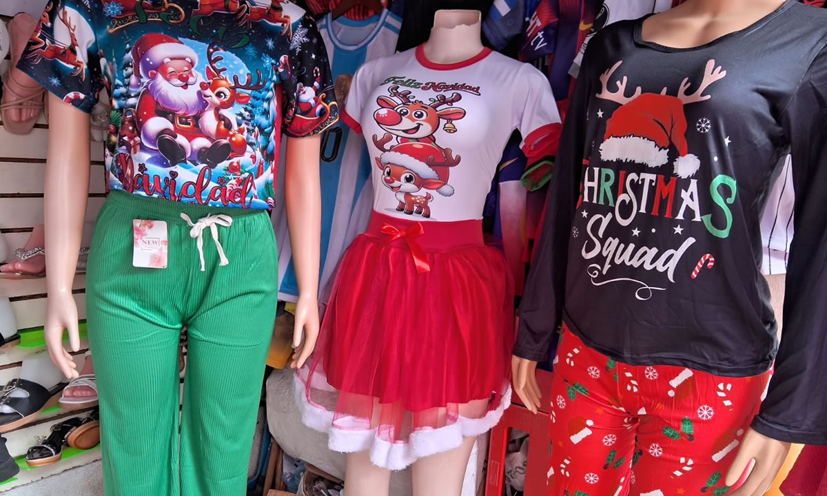 Comerciantes del Mercado Oriental traen variedad de productos navideños