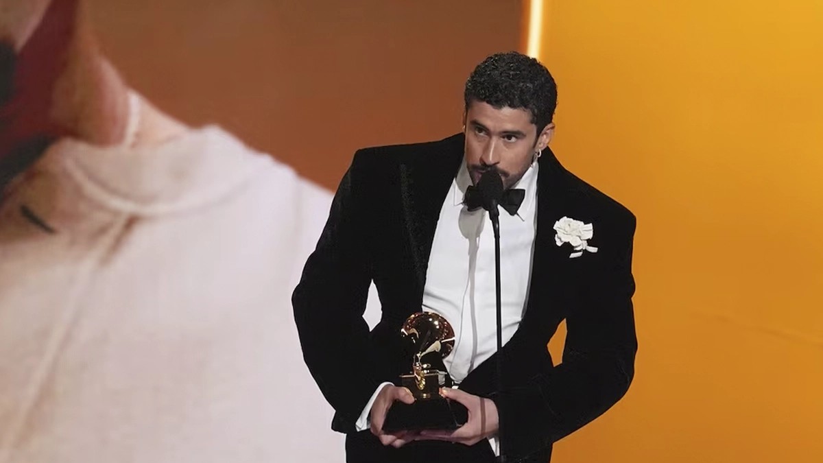 Bad Bunny envía contundente mensaje contra ICE durante premiación Grammy
