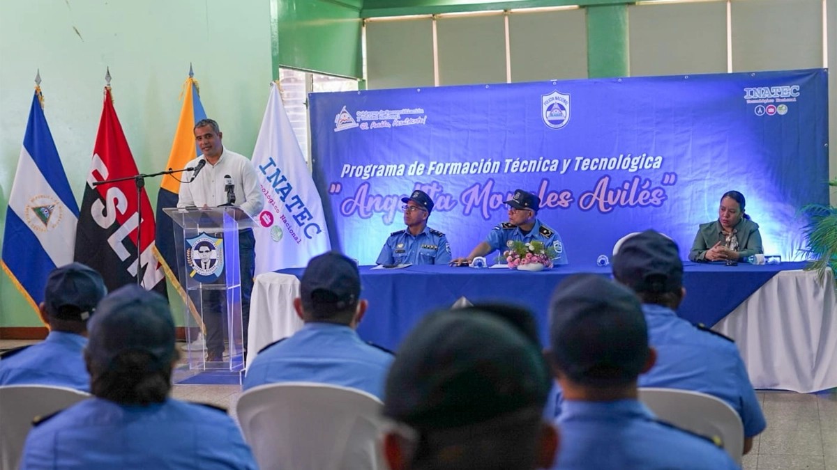 Inicia Programa “Angelita Morales Avilés” para fortalecer formación técnica de la Policía Nacional de Nicaragua