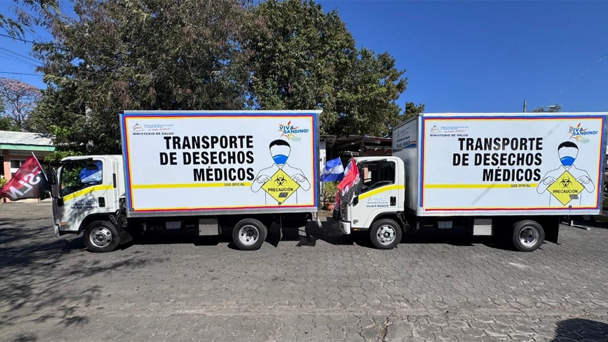 Nicaragua fortalece el manejo seguro de desechos médicos con nueva flota de camiones
