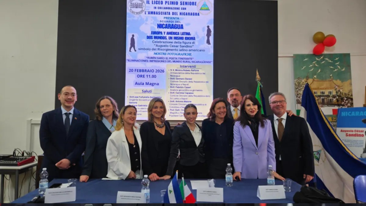 Nicaragua e Italia fortalecen lazos culturales con homenaje a Sandino y Darío
