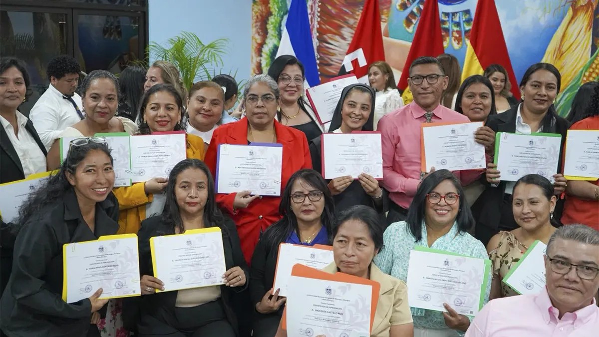 Docentes de Nicaragua reciben certificación en educación inclusiva y atención a necesidades especiales
