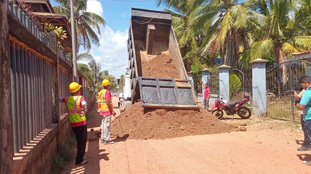 Alcaldía de Puerto Cabezas impulsa nuevas obras de infraestructura en los barrios de Bilwi