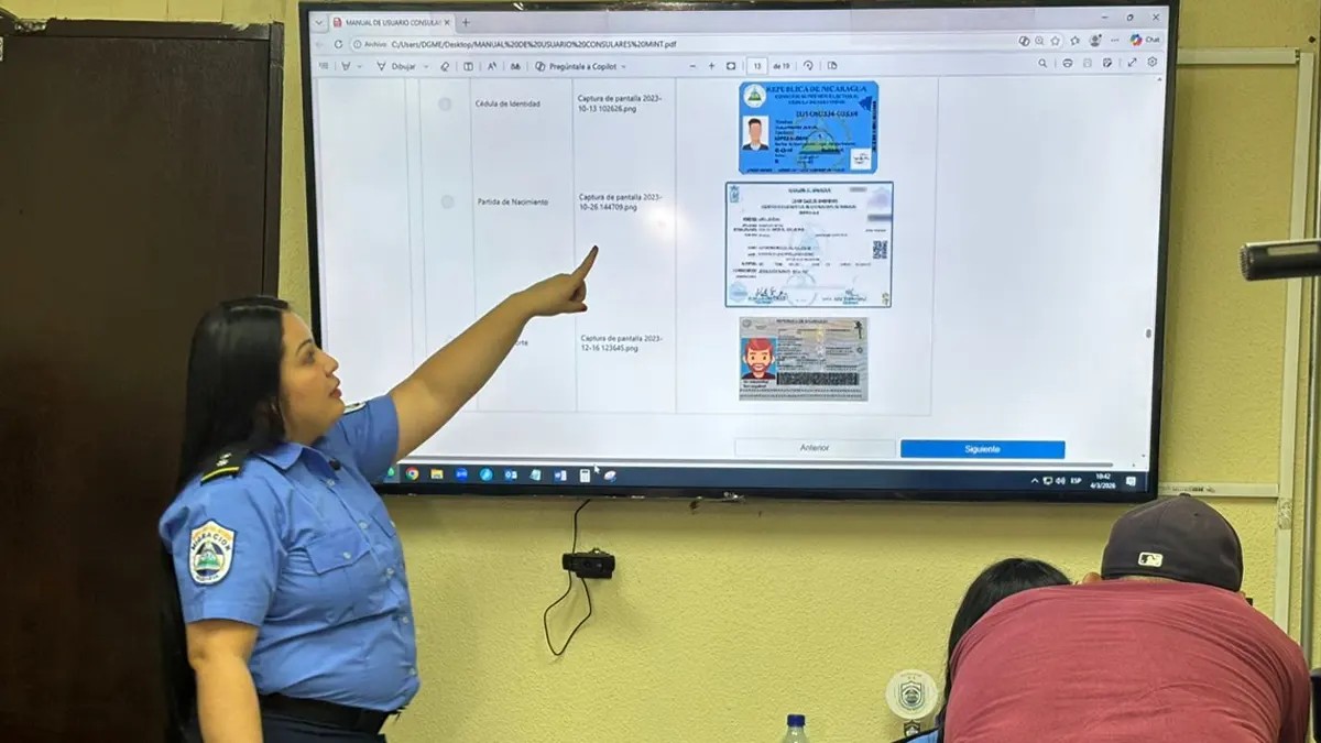 Nicaragua presentan plataforma digital para realizar trámites migratorios en el exterior