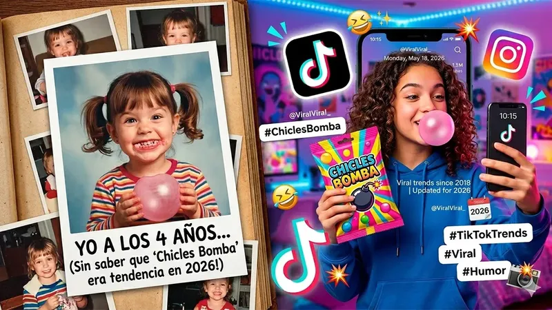 ¿Qué son los “Chicles Bomba”? La tendencia de doble sentido que arrasa en TikTok