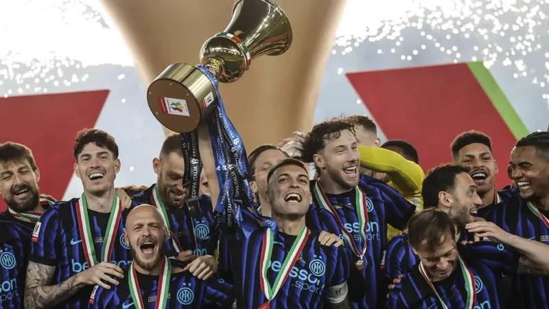 PSG e Inter brillan en Europa con títulos de liga y copa