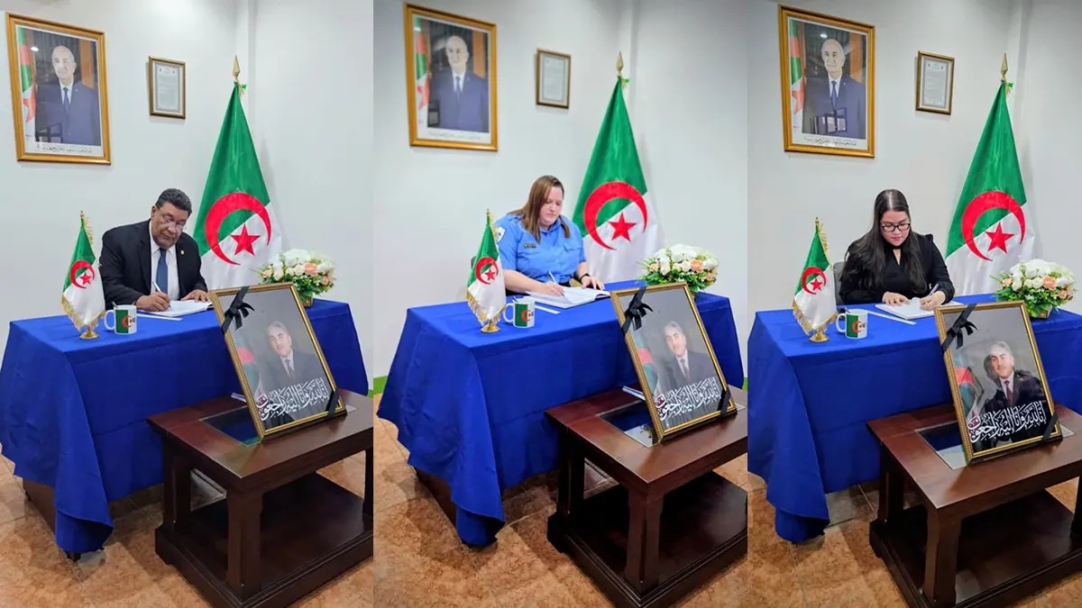 Nicaragua rinde homenaje a ex presidente argelino con firma de Libro de Condolencias en Managua