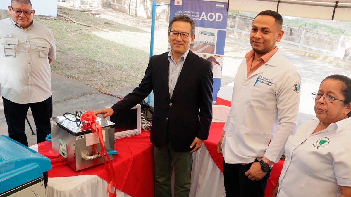 Embajada del Japón fortalece sistema de salud en Matagalpa con donación médica