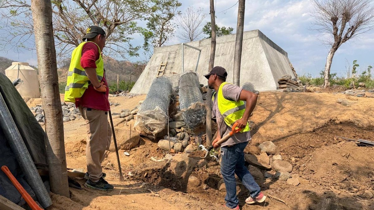 Avanza con un 56% la construcción del sistema de agua potable en Somotillo, Chinandega