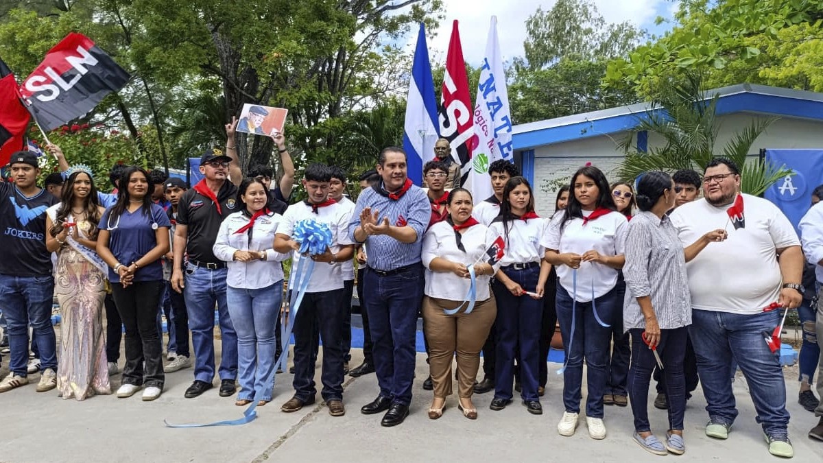Gobierno Sandinista entrega obras de mejoramiento en el Tecnológico Tomás Borge Martínez en San Isidro, Matagalpa