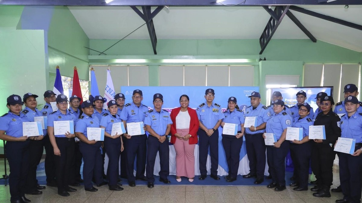 INATEC y MINT capacitan a oficiales con programa técnico “Angelita Morales Avilés”