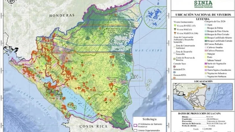 MARENA reporta 45% de cumplimiento en campaña nacional de reforestación en Nicaragua