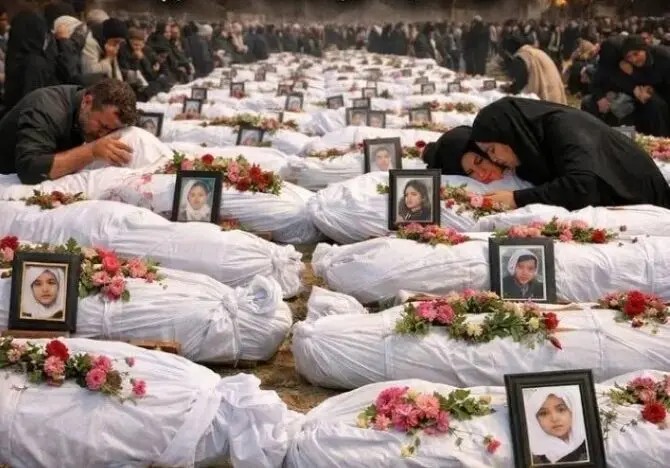 Irán: pueblo acompaña funeral de niñas asesinadas en bombardeo estadounidense-israelí