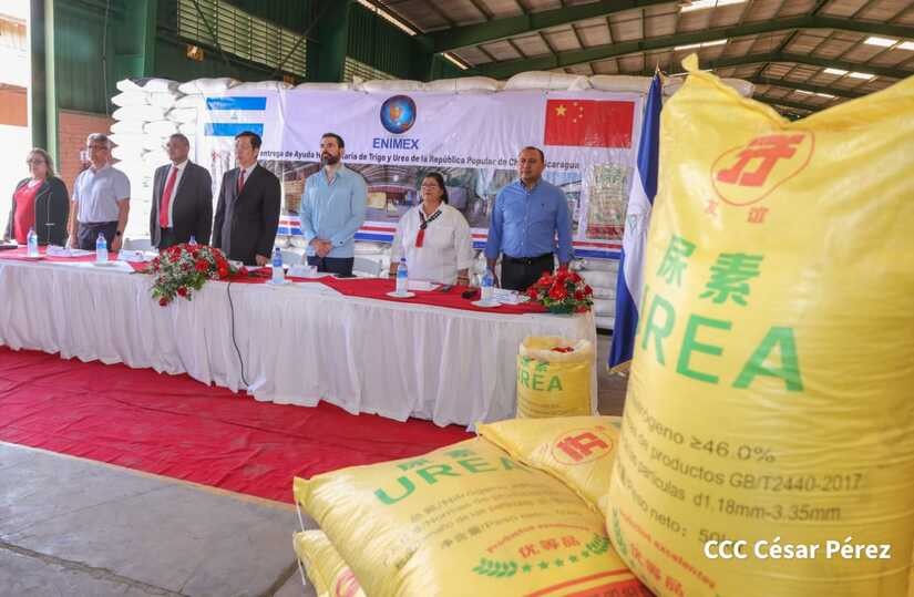 República Popular China enviará a Nicaragua una donación de urea y trigo