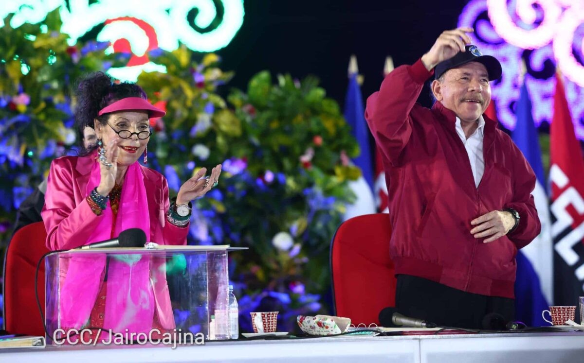 Nicaragüenses reafirman apoyo a la Paz, al FSLN y a Copresidentes de la República