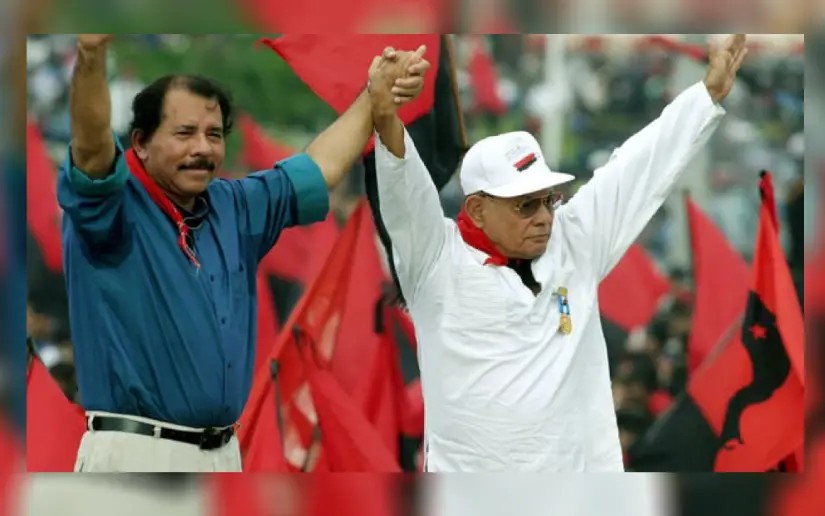 “Aquí está Tomás con Daniel y nuestro pueblo unido en el Frente Sandinista de Liberación Nacional”