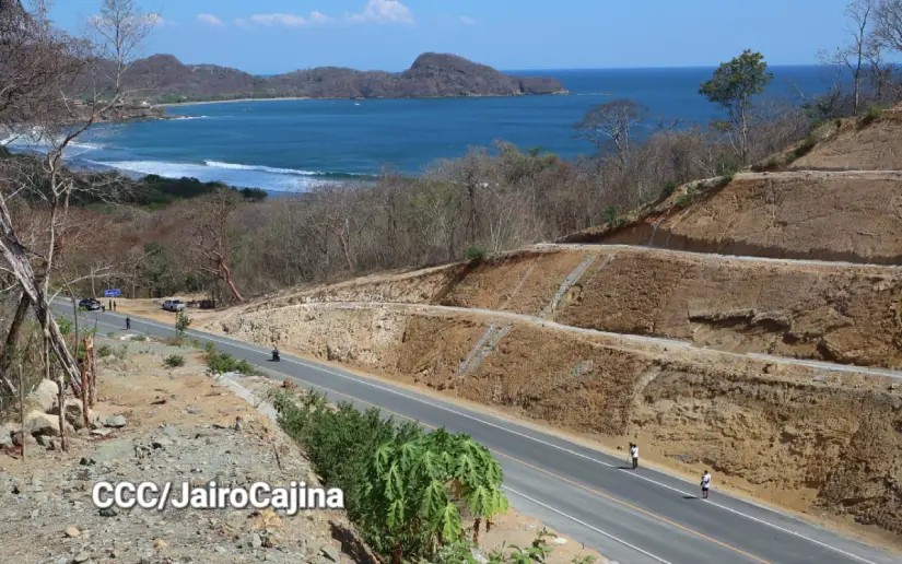 Gobierno Sandinista entrega tercer tramo de 30 kilómetros de la Carretera Costanera del Pacífico Sur
