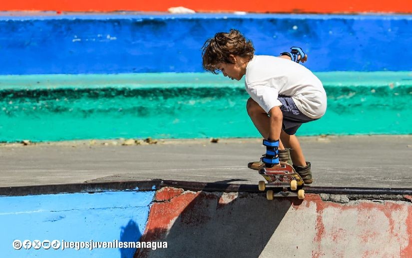 Juegos Juveniles 2025: Alcaldía de Managua desarrolla etapa final del Skateboarding