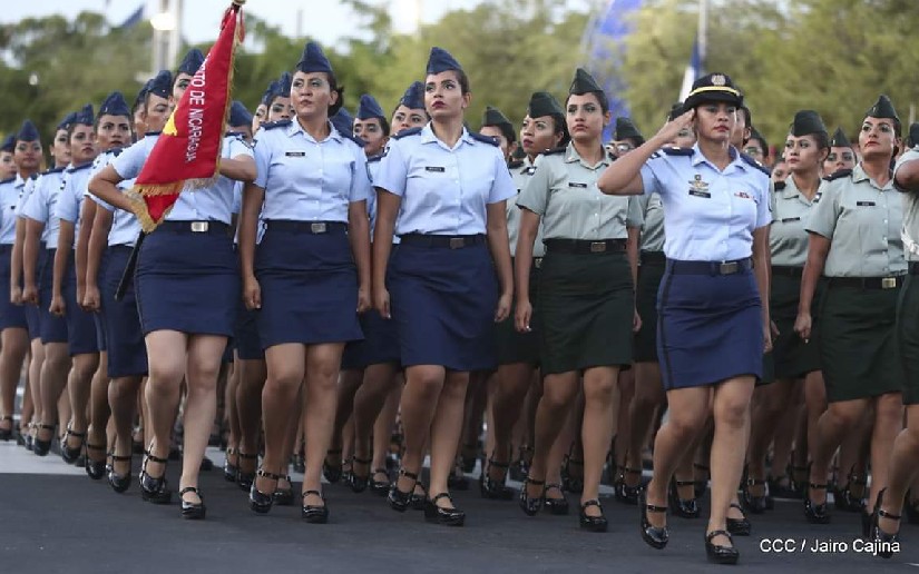 Saludo del Ejército de Nicaragua en el Día Internacional de la Mujer