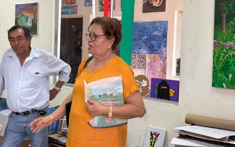 Nombrarán “Hija dilecta" de León a la artista plástica Olga Maradiaga