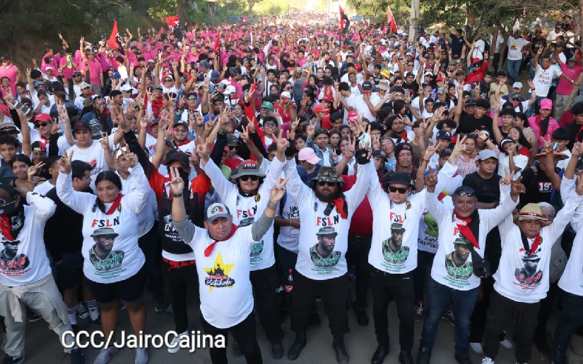 Una Nicaragua llena de amor, camina con alegría celebrando la Paz