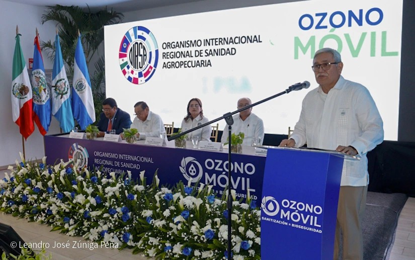 Nicaragua a la vanguardia en seguridad sanitaria con aplicación de ozono en contenedores