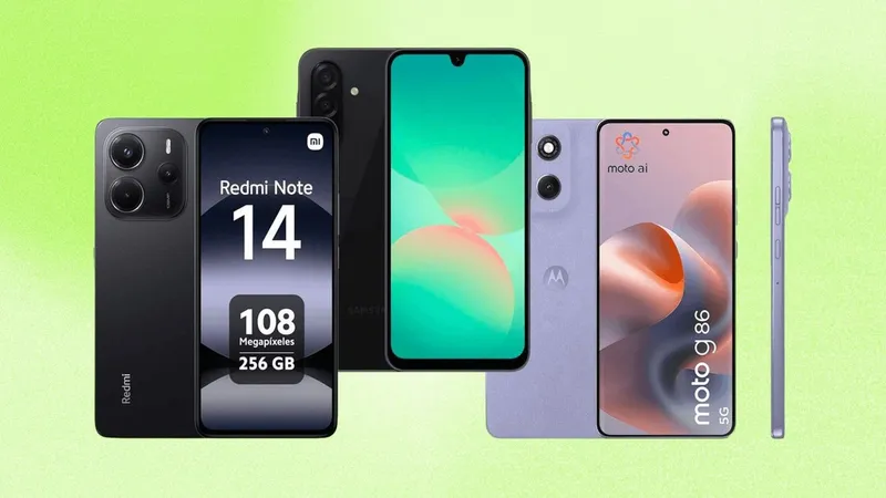 Los mejoressmartphoneseconómicos para comprar en 2026