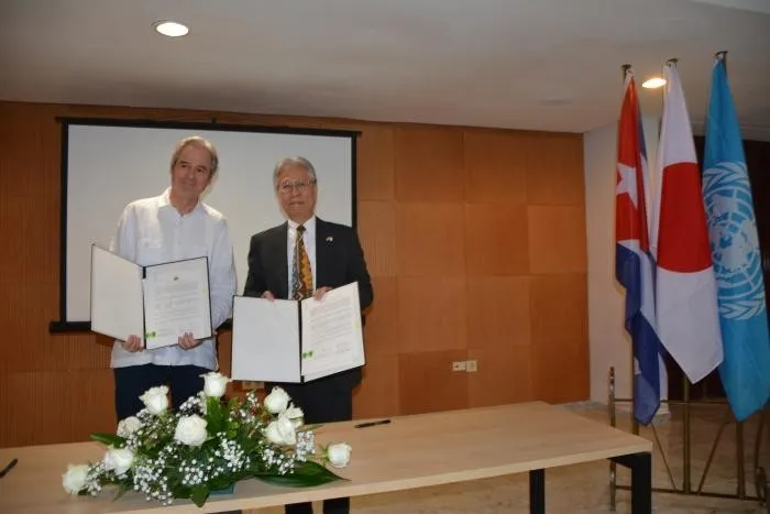 Japón y el PNUD respaldan mejoramiento de equipos de energía renovable en hospitales cubanos