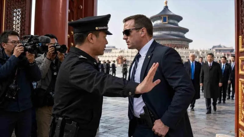 Surgen choques entre agentes de EEUU y China en 2º día de viaje de Trump