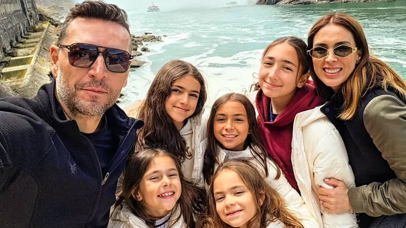 Jacky Bracamontes y su familia celebran el cumpleaños de Martín Fuentes en las cataratas del Niágara