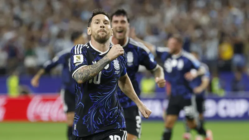 Argentina firma una fase de grupos perfecta con otro golazo de Messi