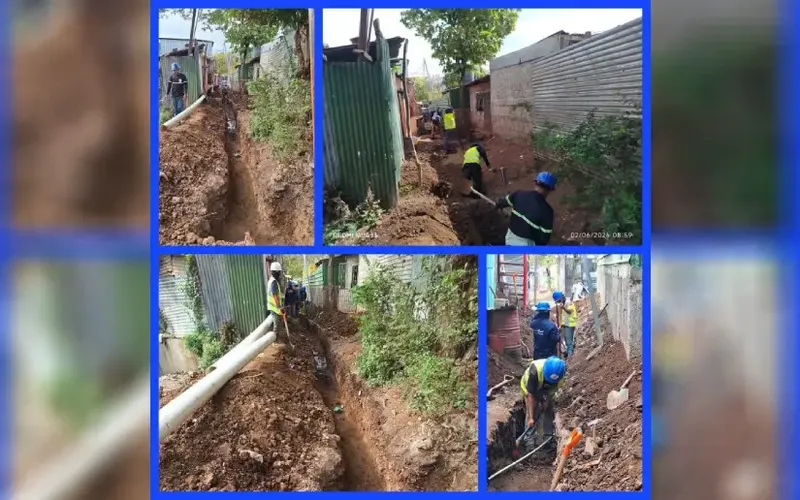 Saneamiento en Barrio La Primavera
