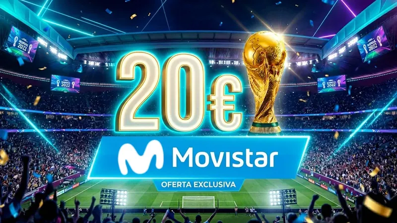 Últimas horas para la oferta exclusiva de Movistar: todo el Mundial 2026 por 20 euros