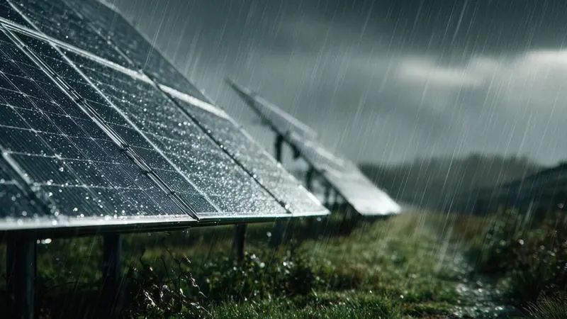 China desarrolla paneles capaces de generar electricidad con la lluvia. Su tecnología aprovecha las gotas de agua y alcanza picos de 200 vatios por metro cuadrado