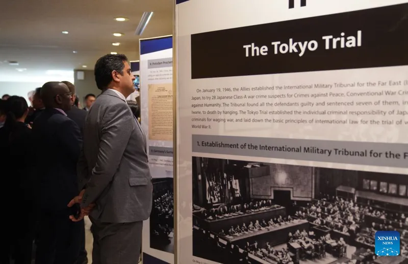 China lleva legado del Juicio de Tokio a sede de ONU con exposición por 80º aniversario