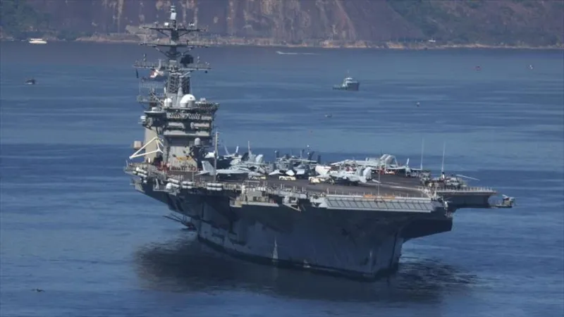 Portaviones Nimitz llega al Caribe tras amenaza de Trump de tomar Cuba