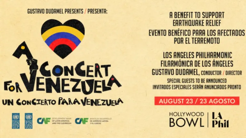 Gustavo Dudamel y La Filarmónica de Los Ángeles unen su talento en “Un Concierto por Venezuela”