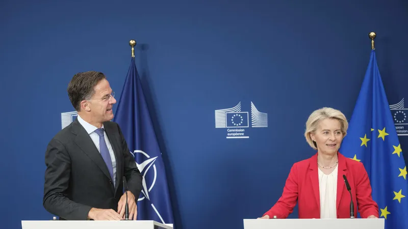 Rutte y Von der Leyen anuncian el "fin" de una época con EE.UU.