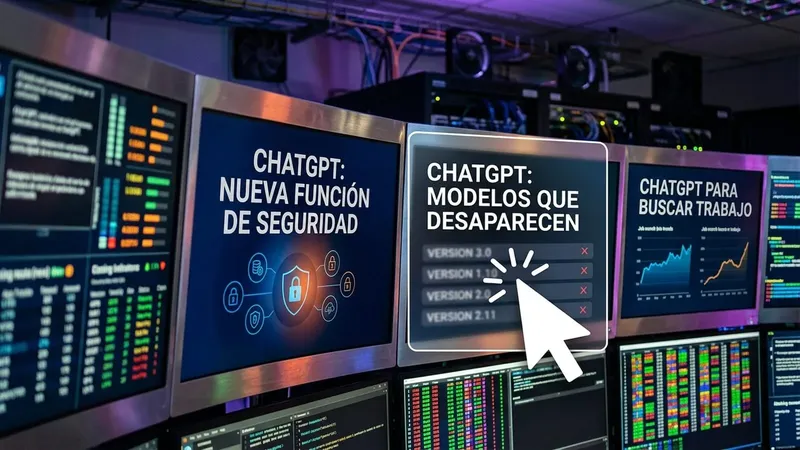 ChatGPT añade una nueva función de seguridad y retirará varios modelos próximamente