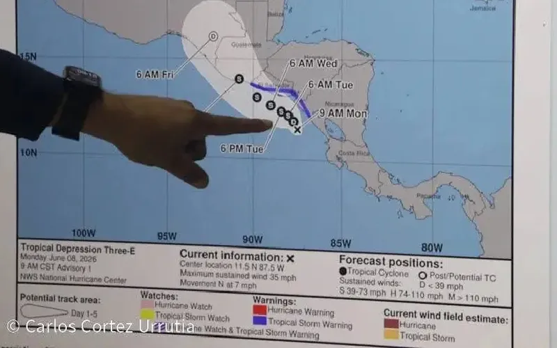 Seguimiento a fenómeno meteorológico