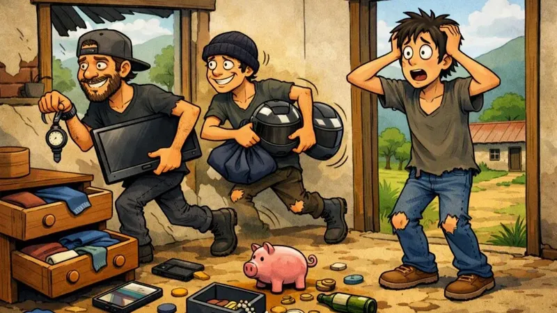 Jinotega: amigos de lo ajeno desaparecen televisor y otros enseres en vivienda de un joven